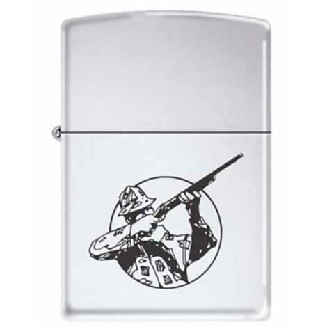 Zapalniczka benzynowa Zippo Strzelec Brushed Chrome
